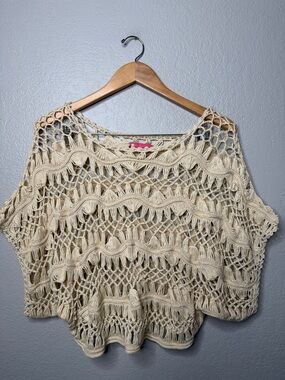 Body Central Crocheted Top sz M